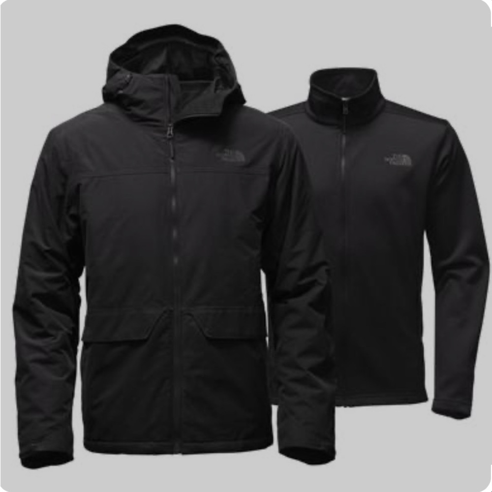 The North Face Men's Black Performance Jacket Set